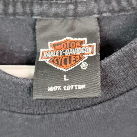 Harley-Davidson Vintage 90's Polar Bear "Great White Ride" Single Stitched Tee L - Picture 10 of 13